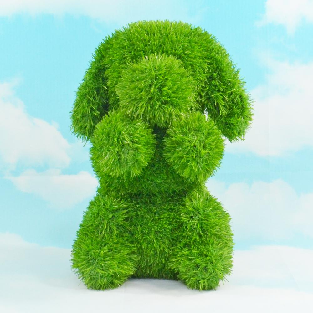 ANIPLANTS Figura od veštačke trave Pas koji sedi 35cm