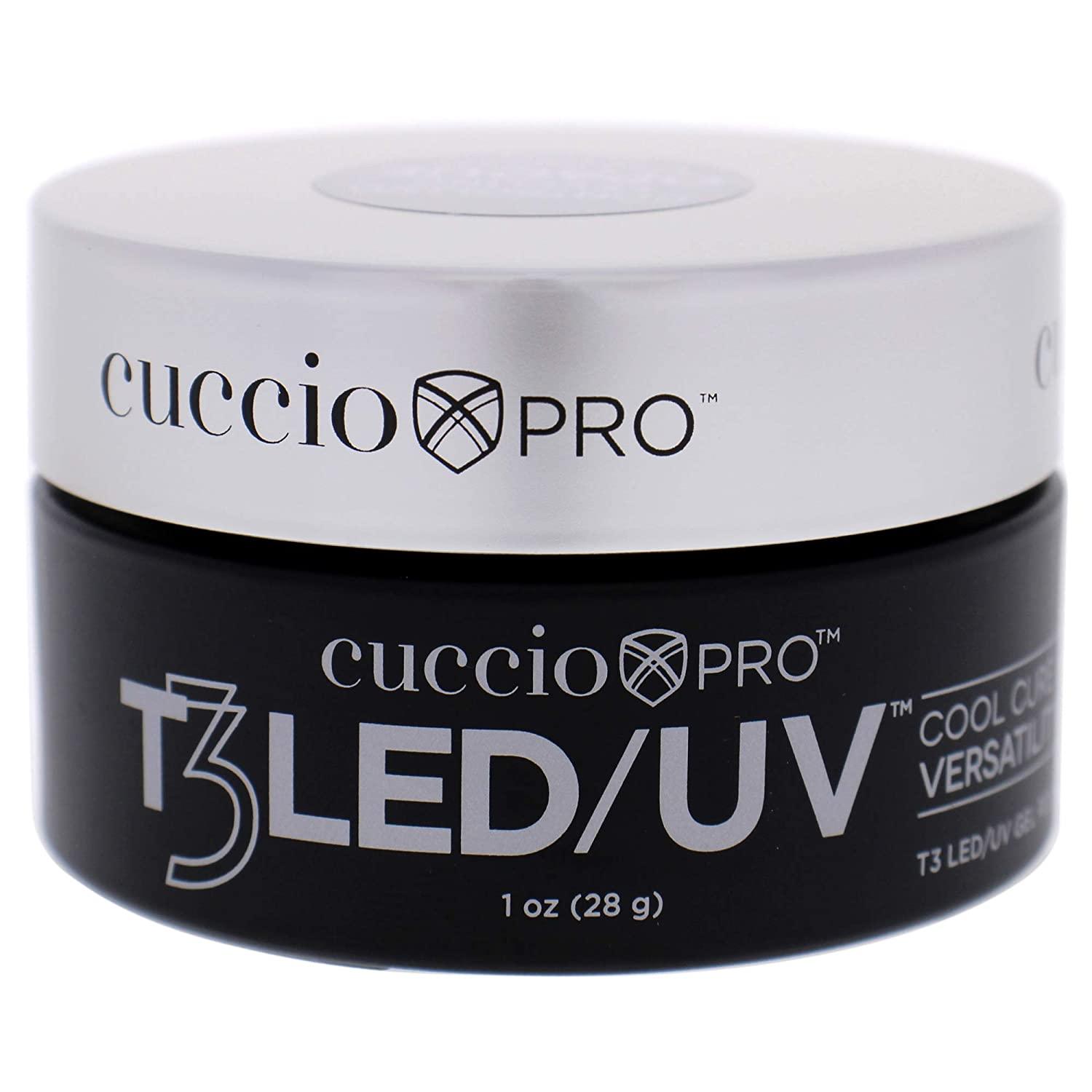 CUCCIO Gradivni gel za izlivanje i nadogradnju noktiju T3 LED/UV Controlled Leveling Opaque Brazilian Blush 28 g