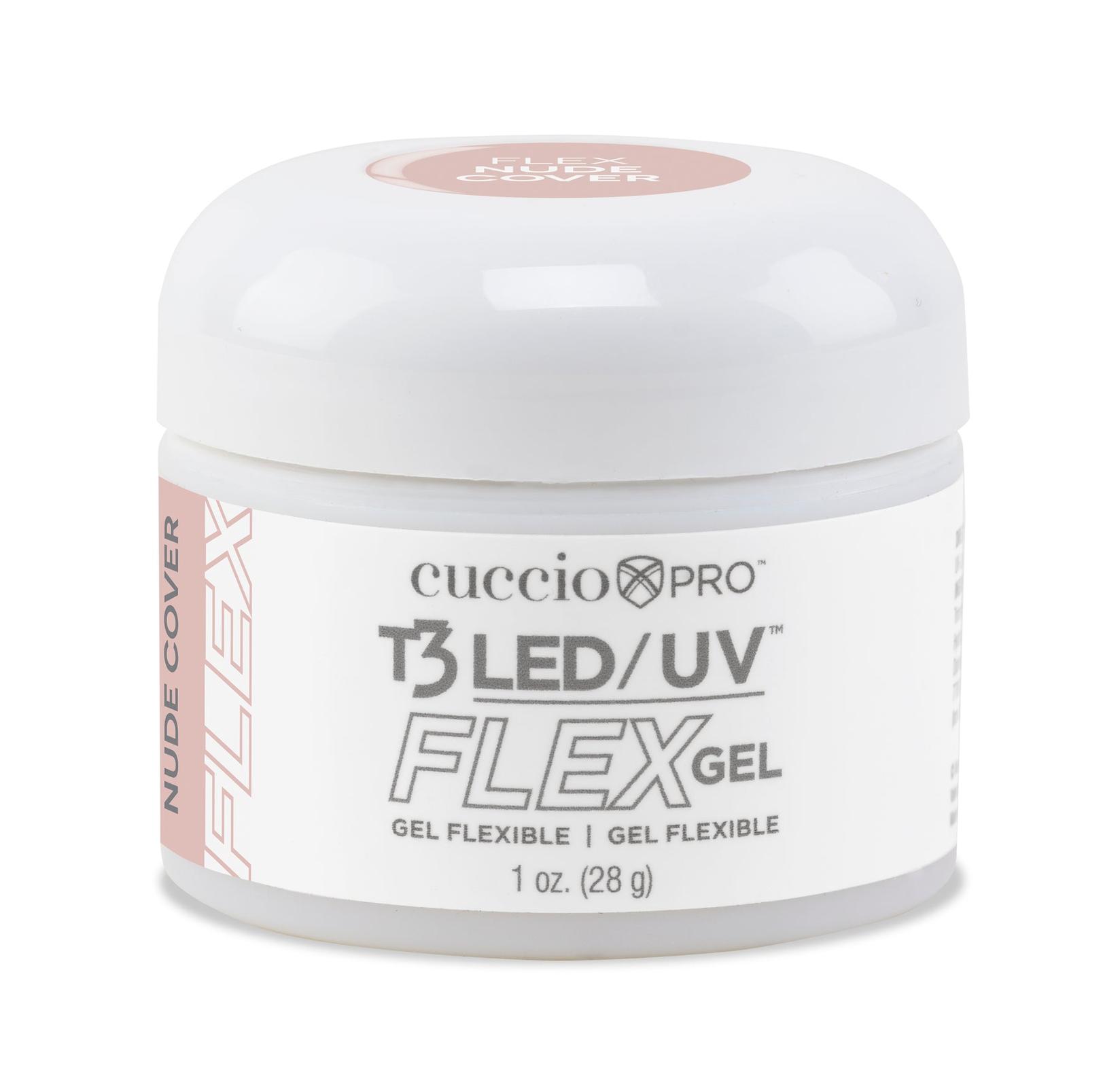 CUCCIO Gradivni gel za izlivanje i nadogradnju noktiju T3 LED/UV Flex Gel Nude Cover 28 g