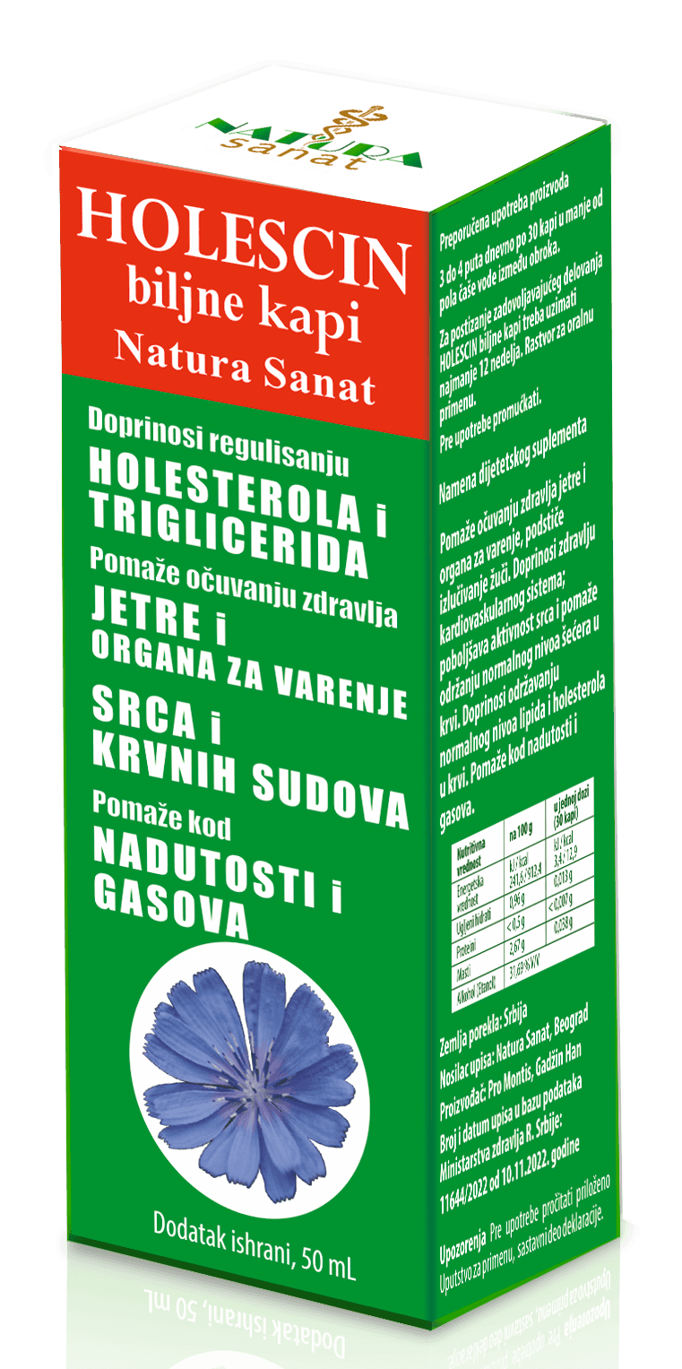 Selected image for HOLESCIN Natura Sanat Biljne kapi, 50ml