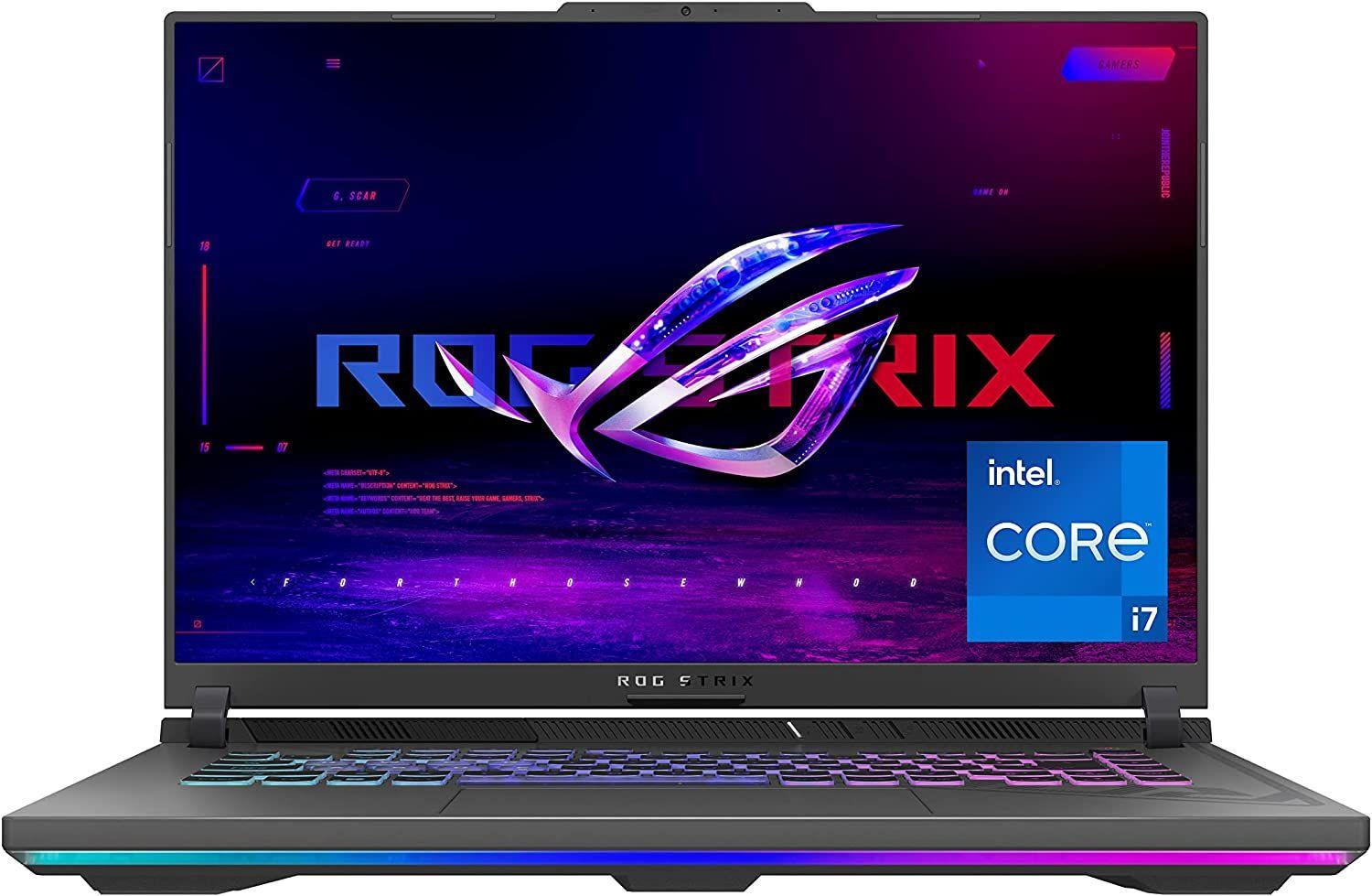 Selected image for ASUS Gaming laptop 16" ROG Strix G16 G614JV-N3180 i7-13650HX/16GB/1TB/RTX4060 crni