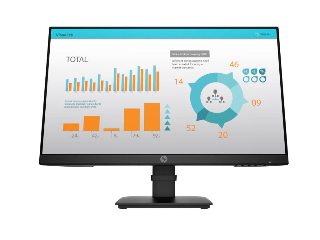 HP Monitor P24 23.8" crni
