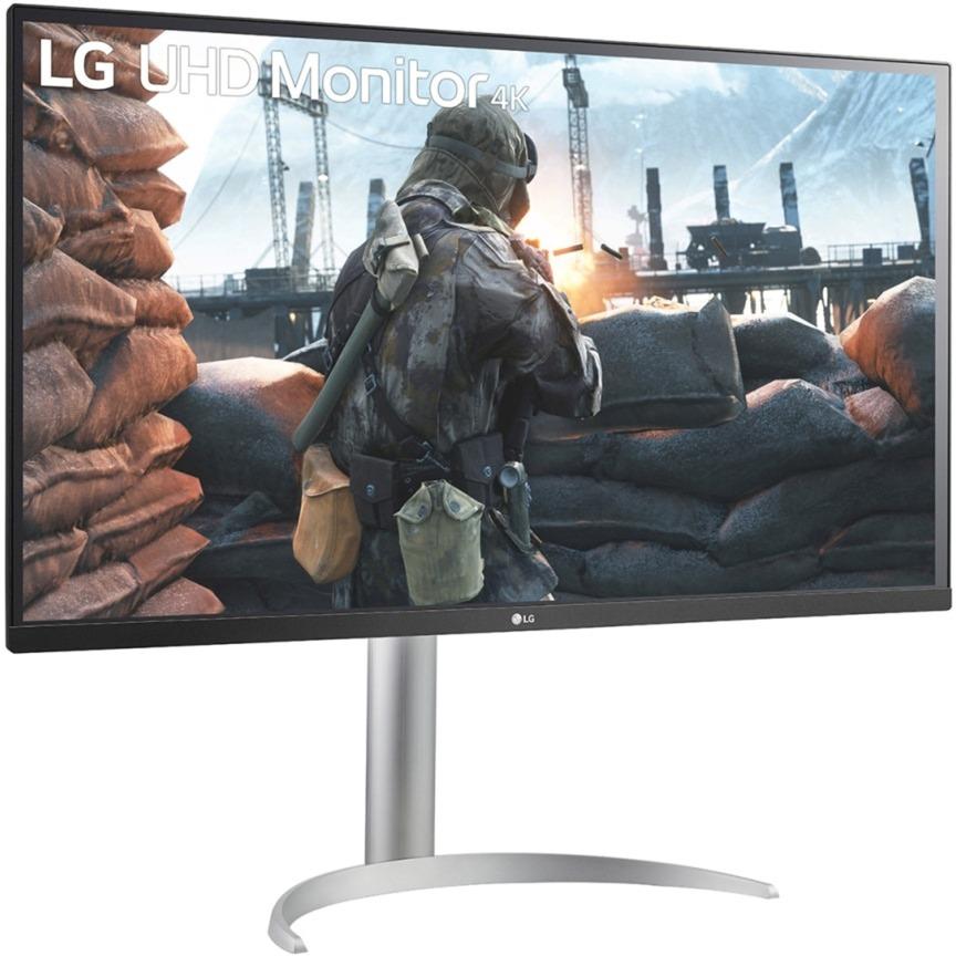 LG Gaming monitor 32UP550N-W 31.5"/VA/3840x2160/60Hz/4ms GtG/HDMIx2,DP,USB/VESA srebrni