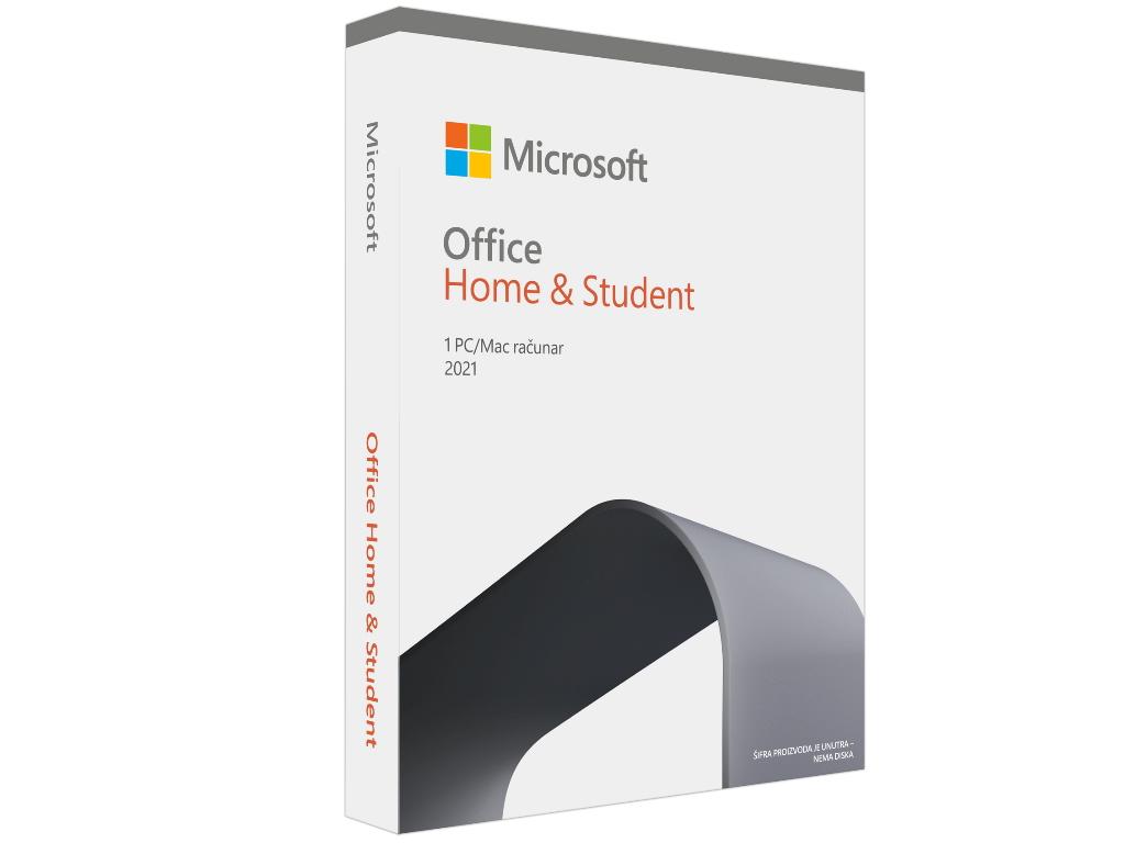 MICROSOFT Licenca Retail Office Home and Student 2021 32bit/64bit