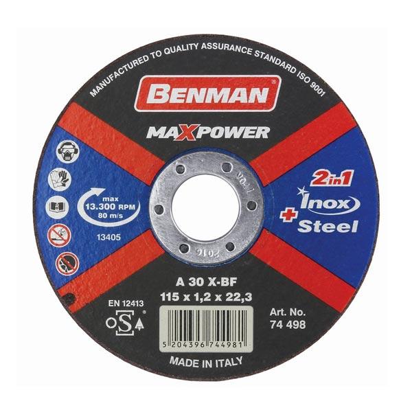 BENMAN Rezna ploča 125x1.2mm