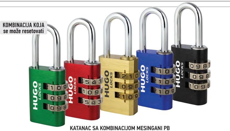 Selected image for HUGO LOCKS Aluminijumski katanac p40 crni