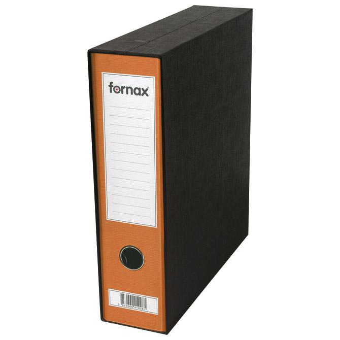 FORNAX Registrator A4 Prestige 80mm (3433) crno-narandžasti
