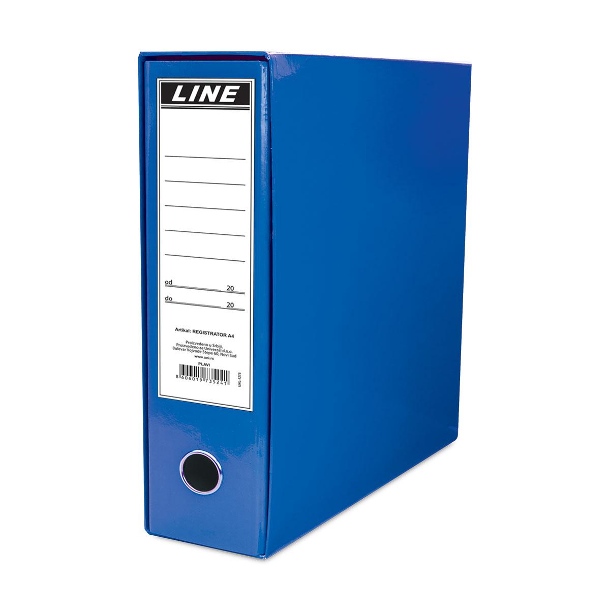 OCTOPUS Samostojeći registrator A4 UNL-1275 plavi
