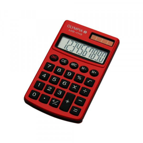 OLYMPIA Kalkulator LCD 1110 crveni