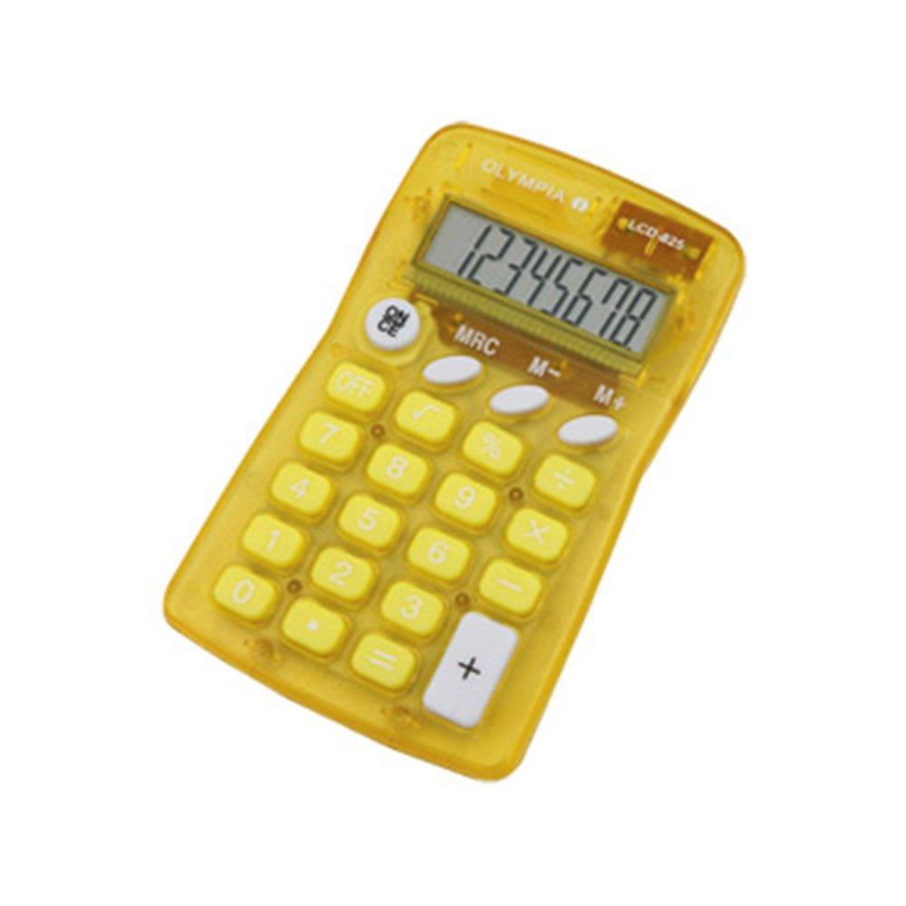 OLYMPIA Kalkulator LCD 825 žuti