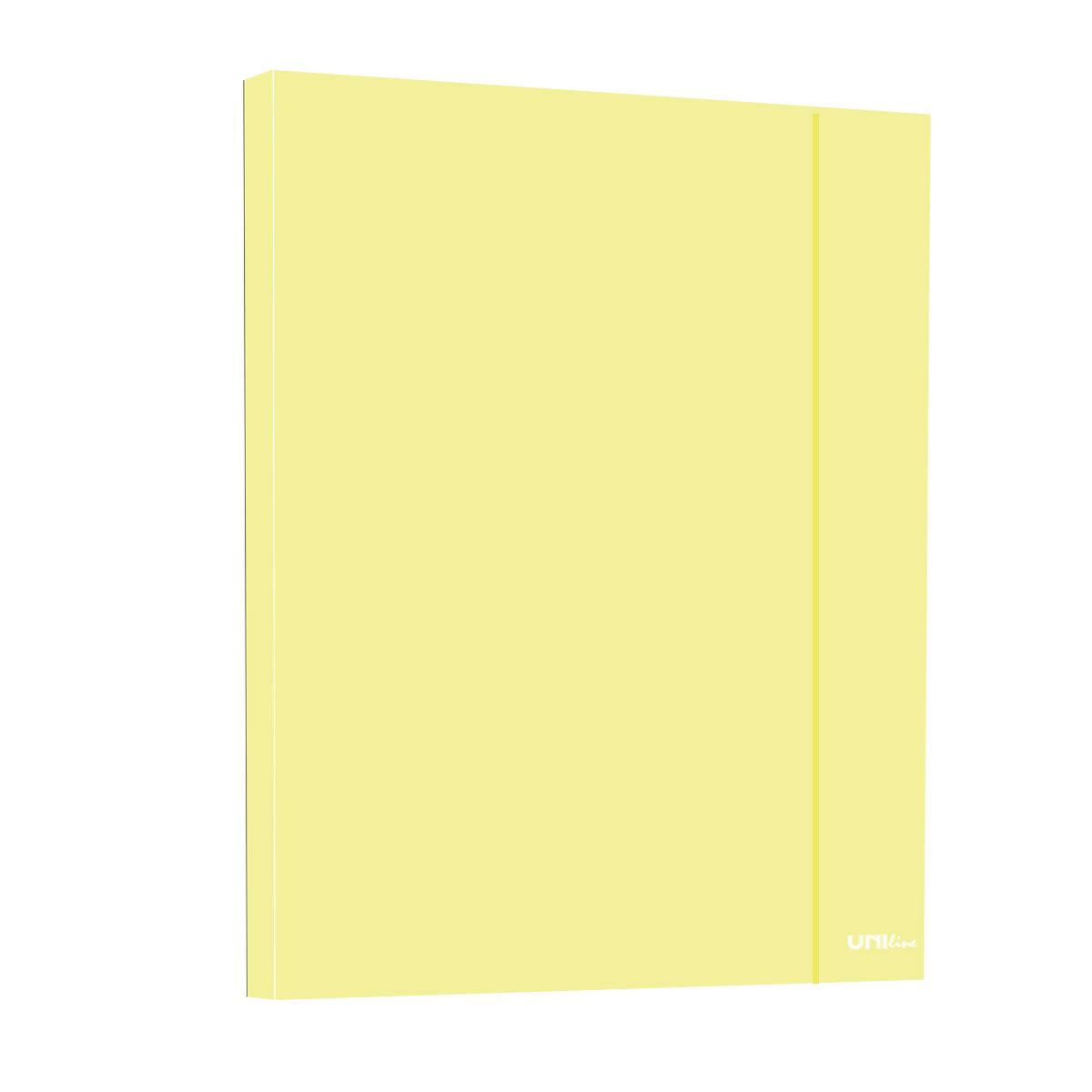 OCTOPUS Fascikla A4 sa gumom 2cm UNL-1547 pastelno žuta