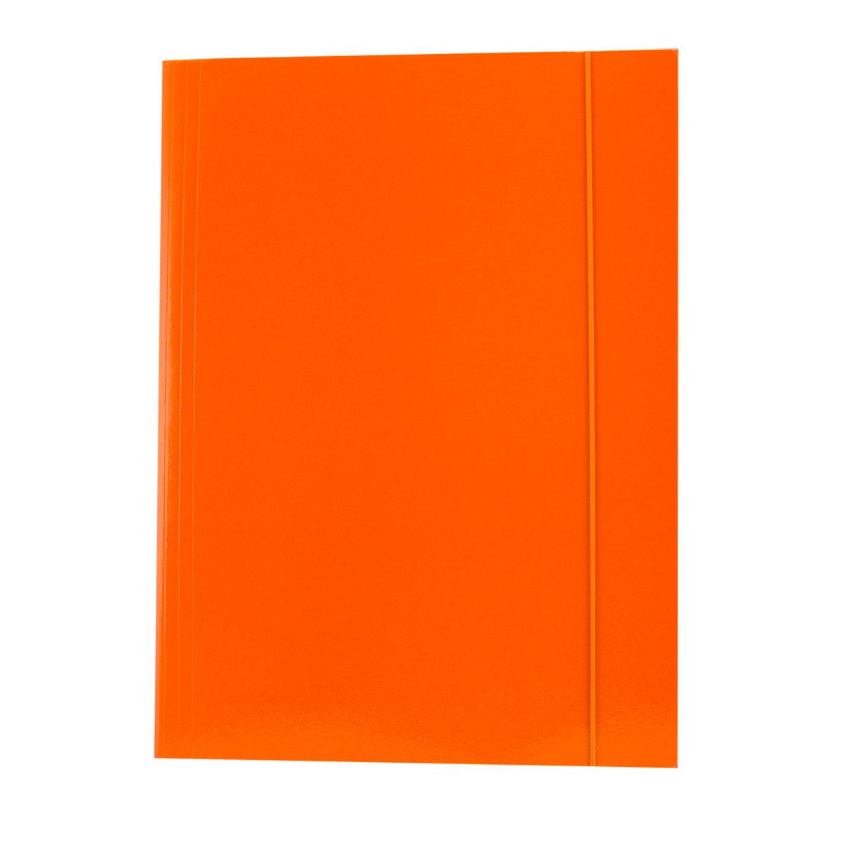 OCTOPUS Fascikla A4 sa gumom UNL-1286 450g narandžasta