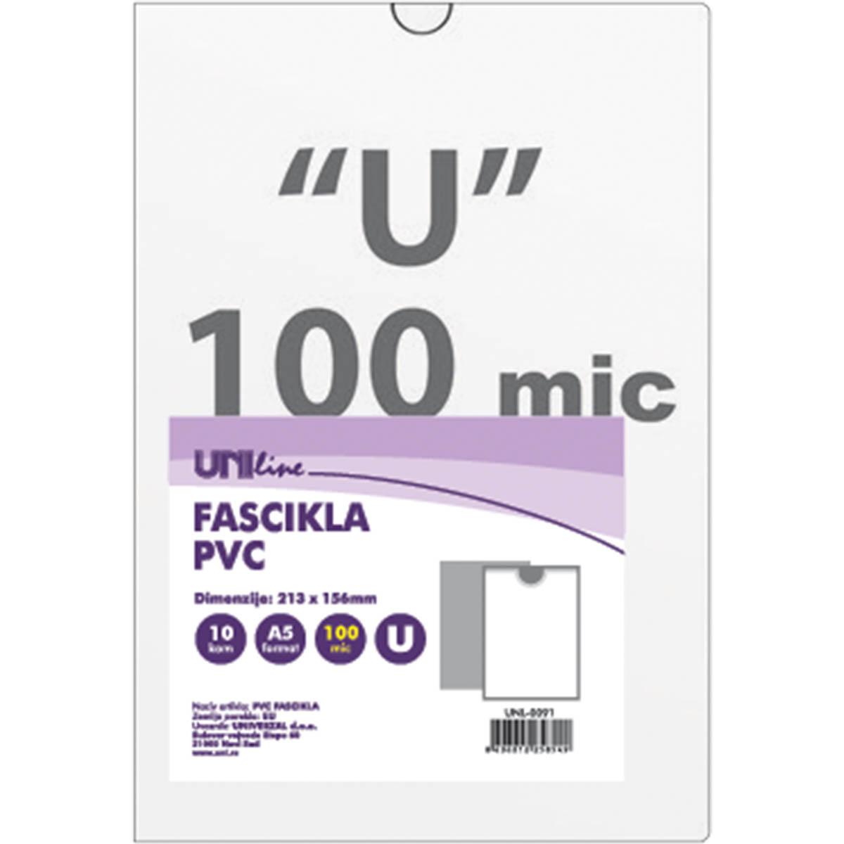 OCTOPUS Fascikla A5 U 10/1 100 microna UNL-0091
