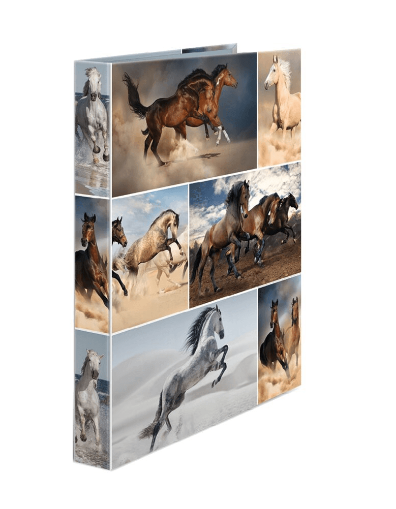 Selected image for HERMA Klaser sa 2 prstena A4 Animals Horses 285x315x35mm šareni