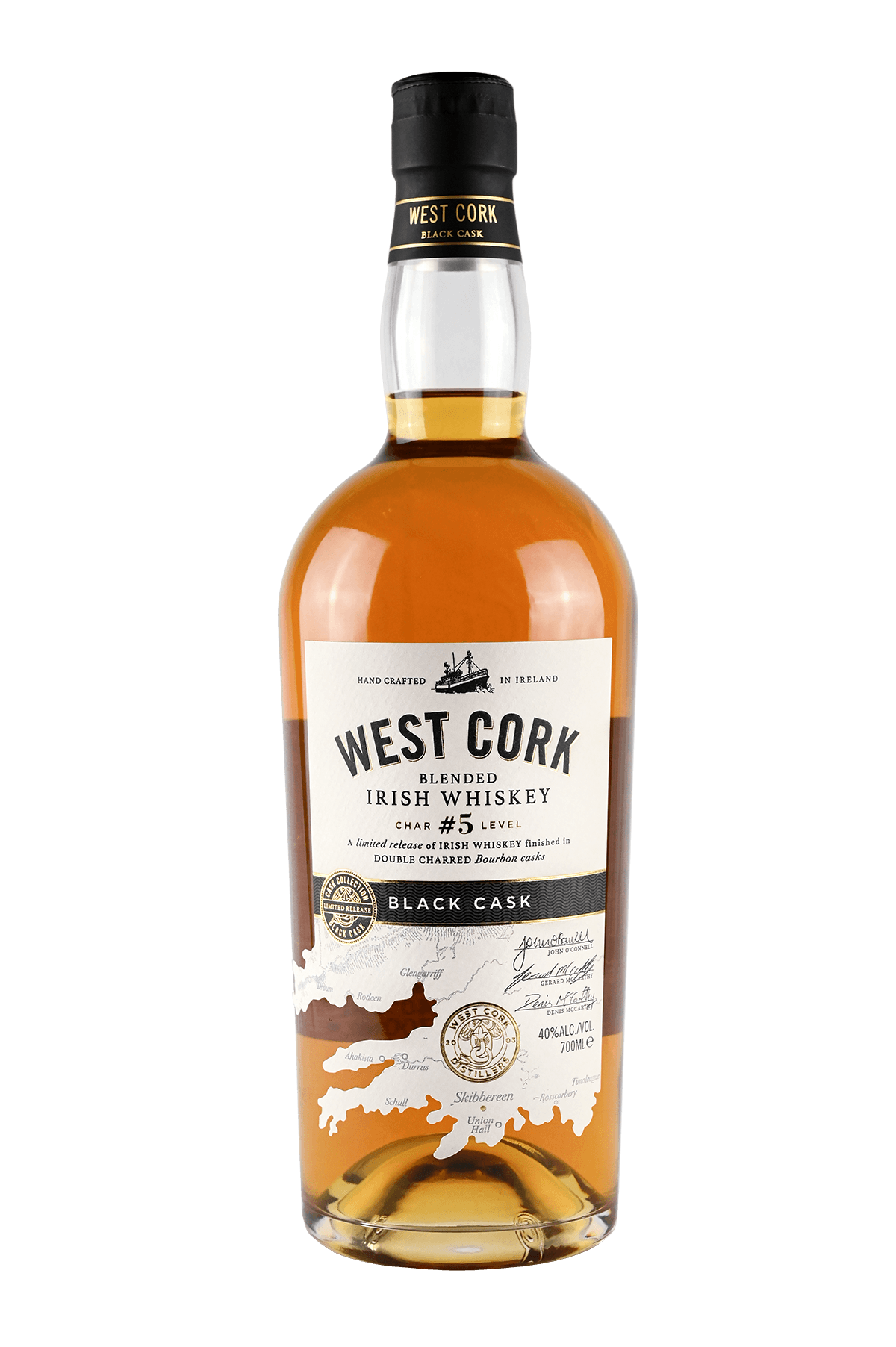 WEST CORK Irski viski Black Cask 0.7l
