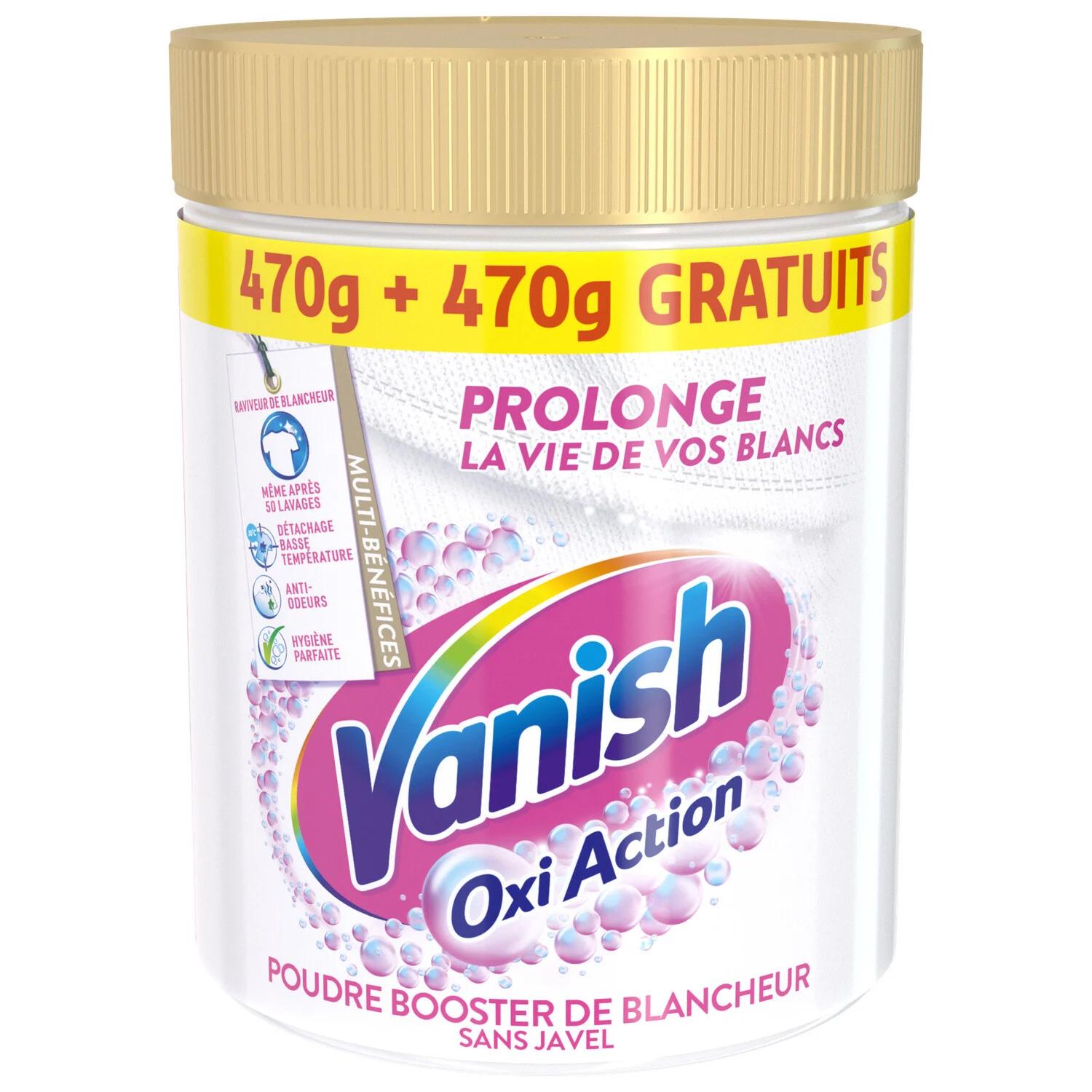Selected image for VANISH Prašak za beli veš White gold oxi action 940 g