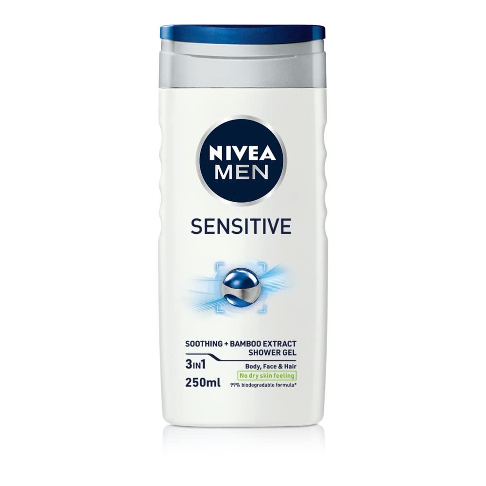 NIVEA Gel za tuširanje Men Sensitive White 250ml