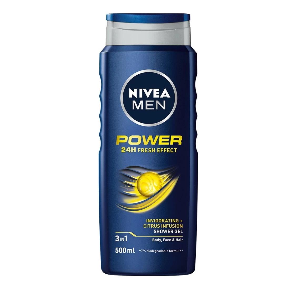 NIVEA Gel za tuširanje Men Power Fresh 500ml