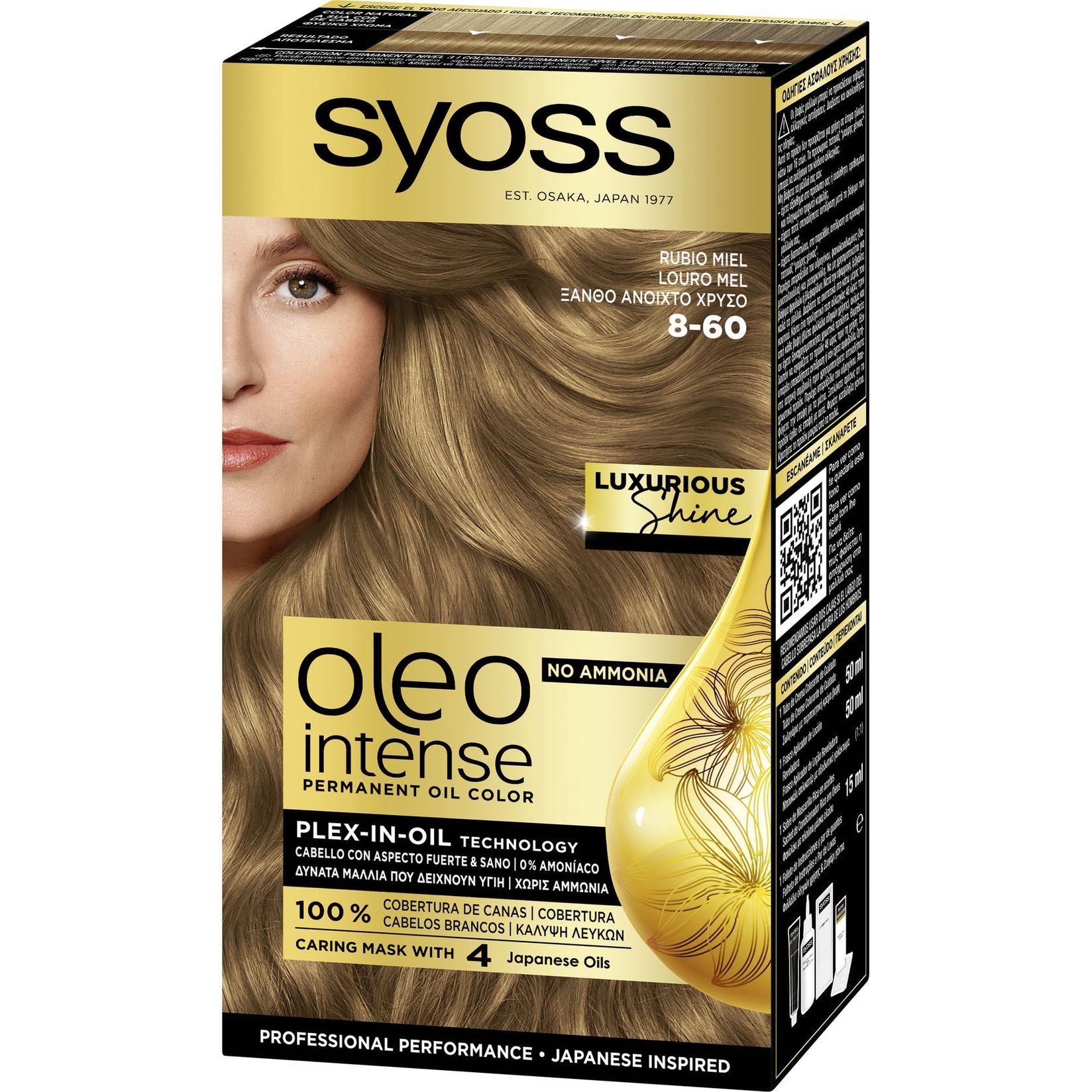 Syoss Oleo Intense Farba za kosu, Honey Blonde 8-60