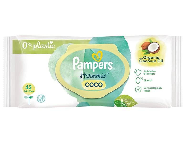 Selected image for PAMPERS Baby Vlažne maramice Harmony Coco 42/1