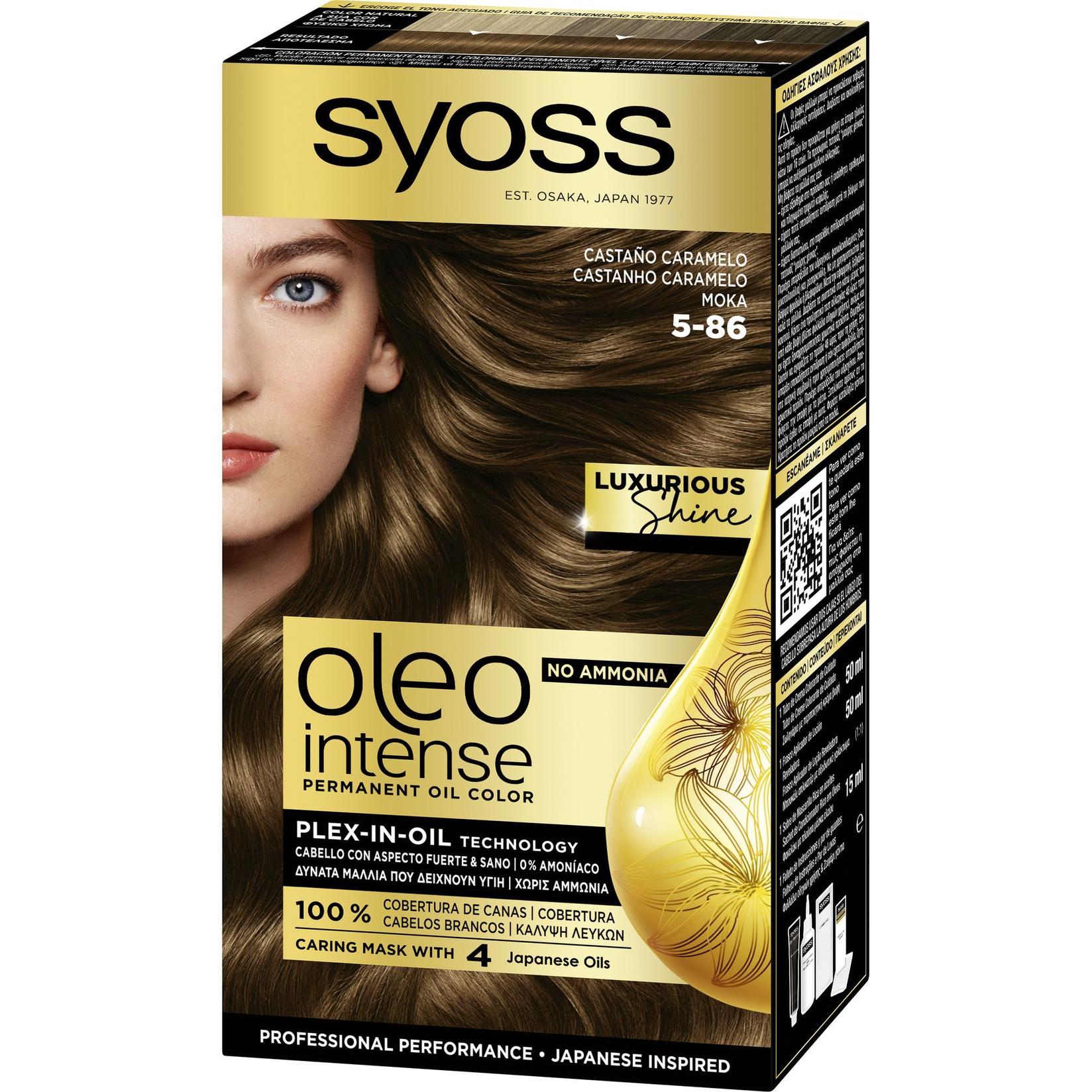 Syoss Oleo Intense Farba za kosu, Sweet Brown 5-86
