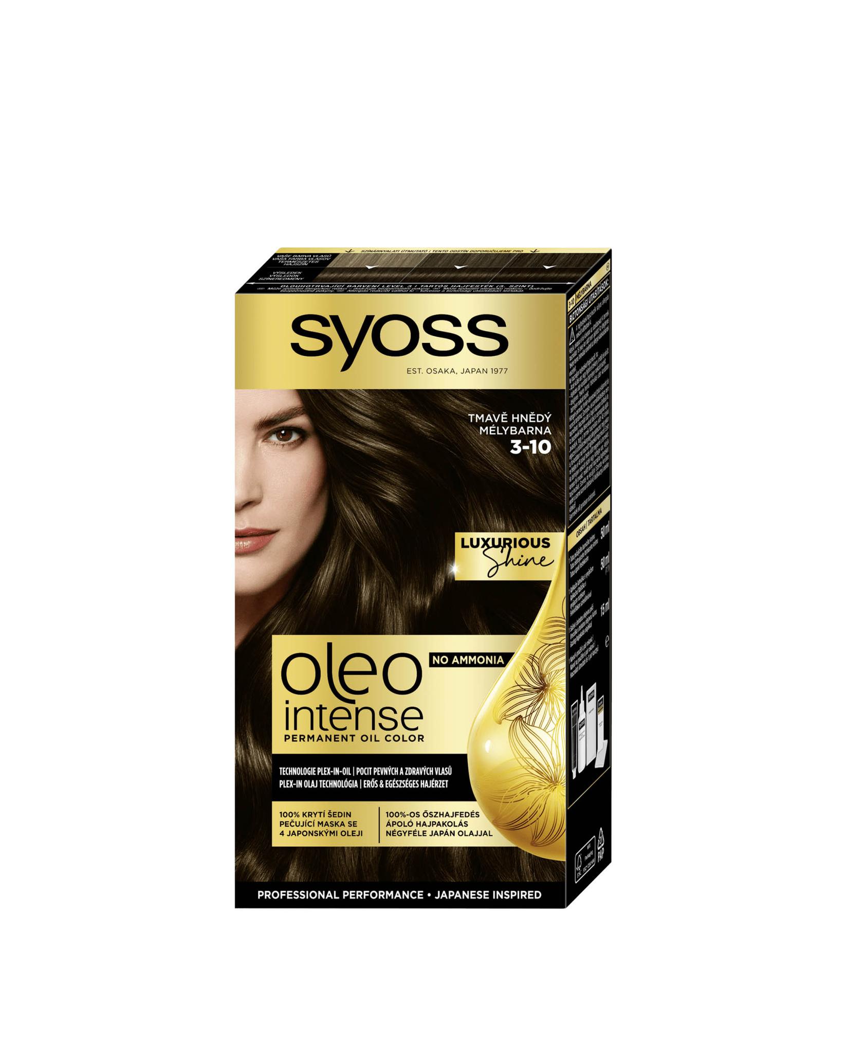 Syoss Oleo Intense Farba za kosu, Brown 3-10