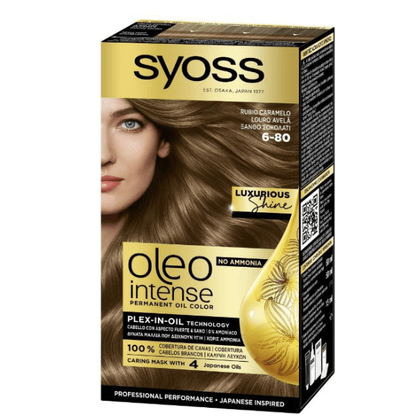 Syoss Oleo Intense Farba za kosu, Hazelnut Blonde 6-80