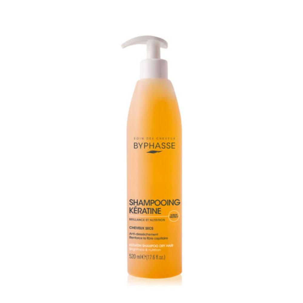 BYPHASSE Šampon za suvu i oštećenu kosu Keratine 520ml