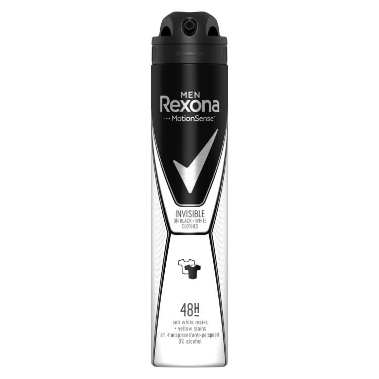 REXONA MEN Dezodorans Invisible Black & White 200ml