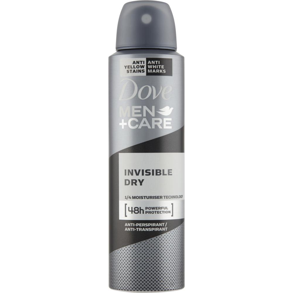 Selected image for DOVE Muški dezodorans Men + Care Invisible Dry 150ml
