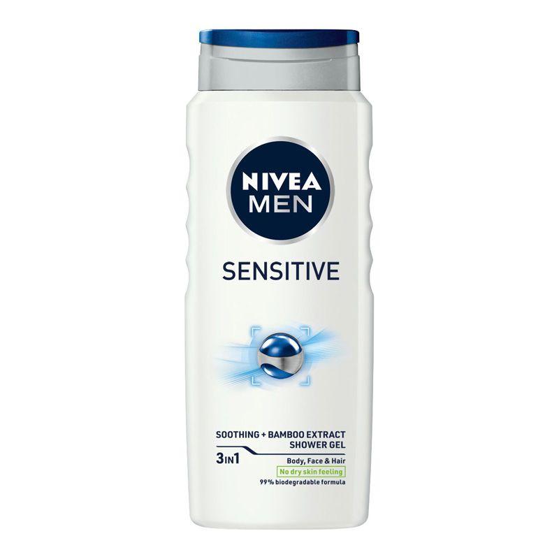 Selected image for NIVEA Gel za tuširanje Men Sensitive White 500ml