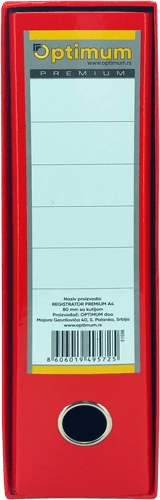 OPTIMUM Premium registrator Normal A4 crveni
