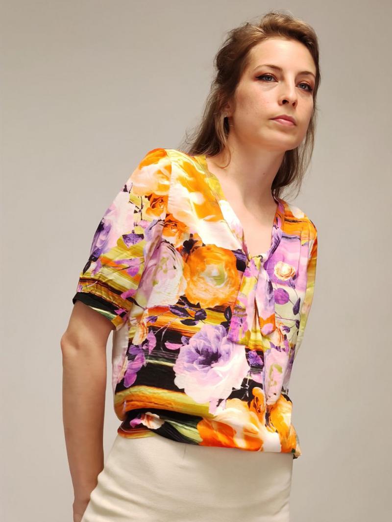 Selected image for ORANGE Ženska viskozna bluza šarena
