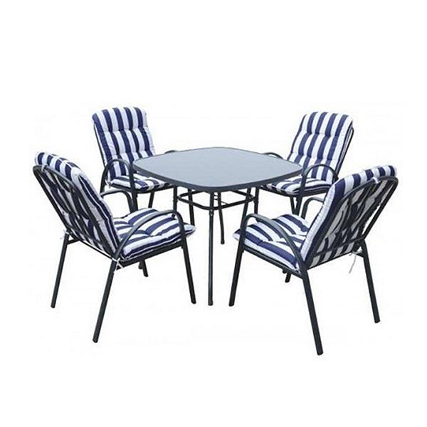 Selected image for Baštenski set VENETO Sto i 4 stolice sa jastucima