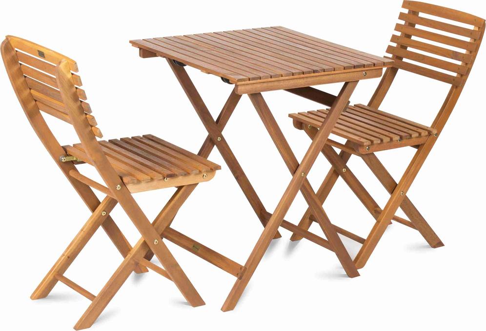 FIELDMANN Baštenski set sto i dve stolice 4010-T ALICE braon