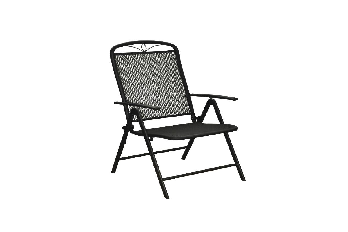 Selected image for OUTDORLIFE Metalna baštenska stolica Alba - Siva boјa