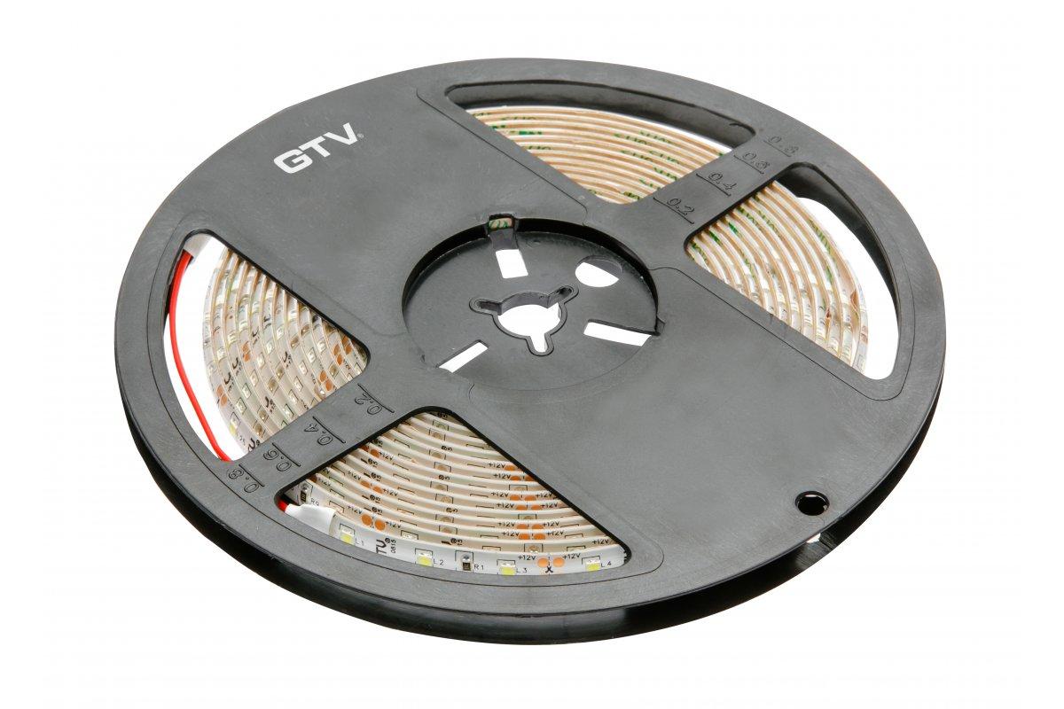 Slike GTV LED traka 3528 120 LEDs/m 3200k 9.6 w/m 550 lm/m 12vdc IP20 8 mm 5 m bela