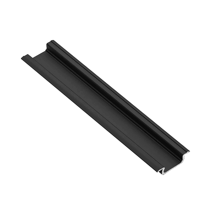 GTV Nadgradni ugaoni profil za LED traku Glax 2m crni