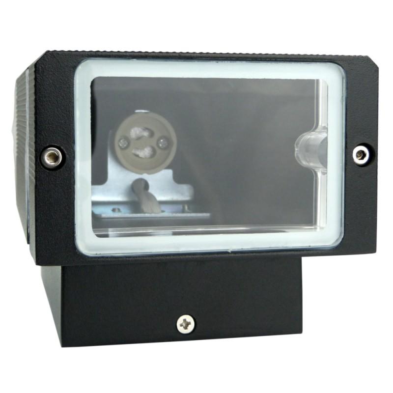 Slike GTV Zidna LED armatura NESSA 1*GU10 IP54 crna