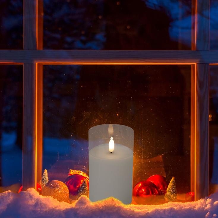 Selected image for HOME Ukrasna voštana LED sveća sa efektom plamena