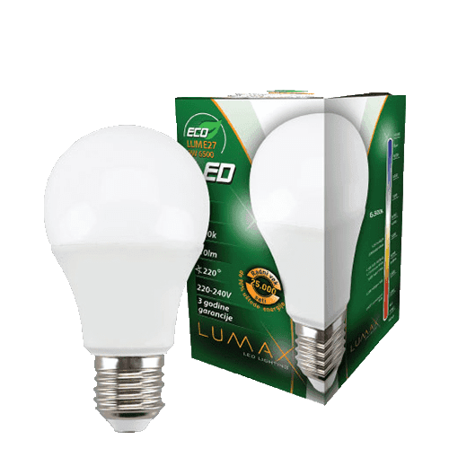 LUMAX LED sijalica ECO LUME27-9W 6500K