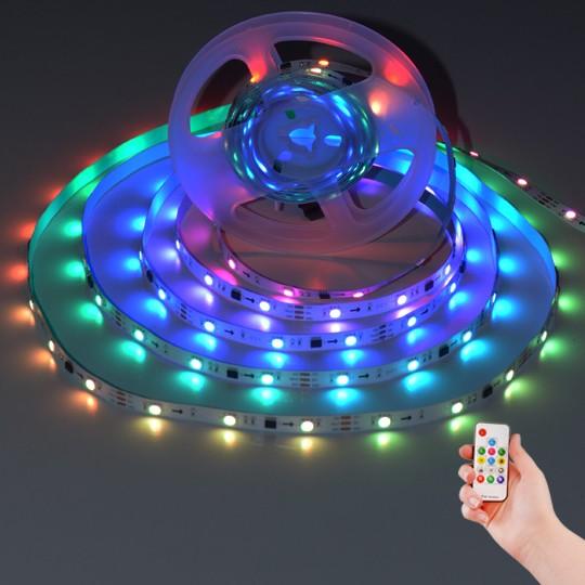 Slike MITEA LIGHTING RGB LED traka sa kontrolerom Blister magic MLP-5050-30 5m
