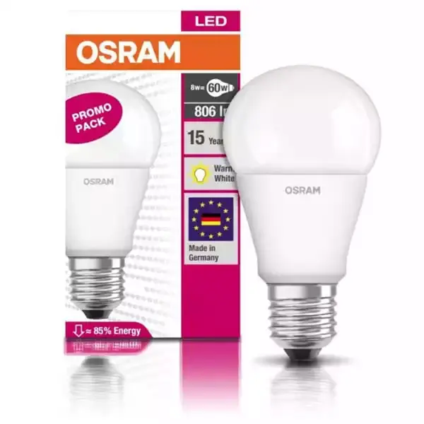 OSRAM LED Sijalica E27 60 806LM