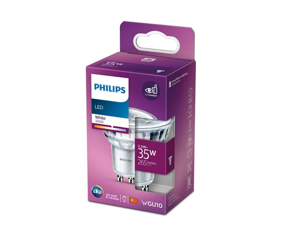 Selected image for PHILIPS Led sijalica Classic 3.5W(35W) GU10 WH 36D ND RF 1PF/12
