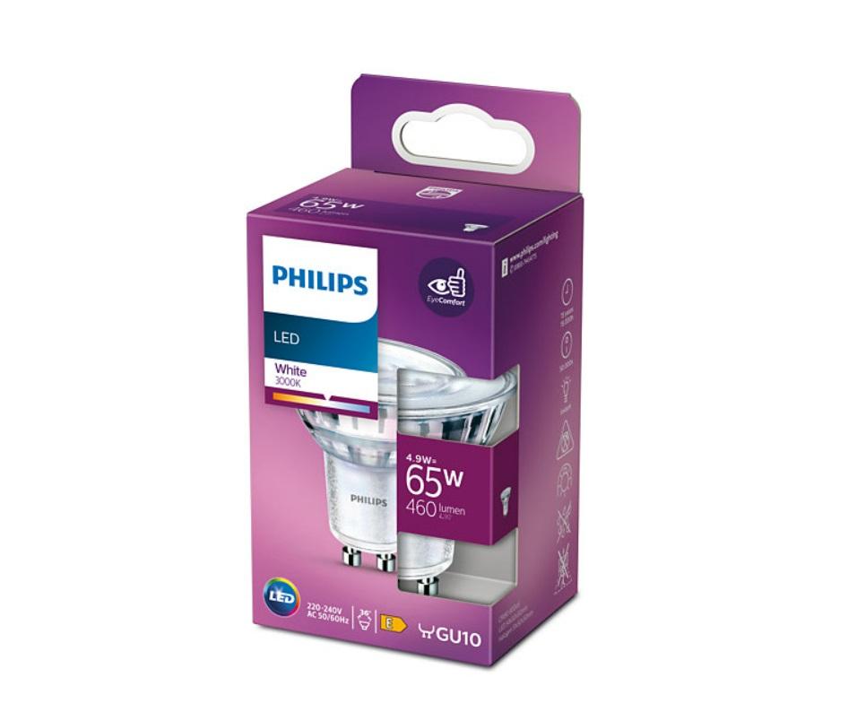 Selected image for PHILIPS Led sijalica Classic 4.9W(65W) GU10 WH 36D RF ND 1PF/12