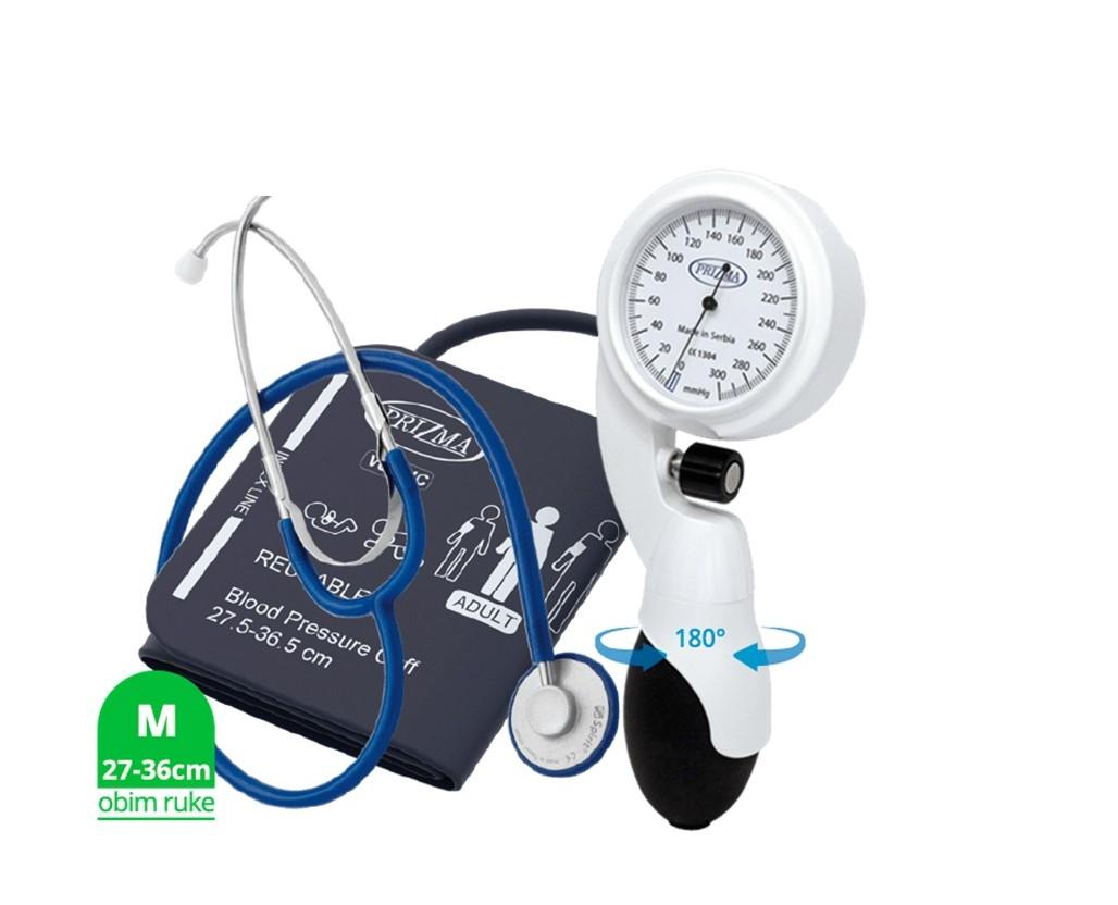PRIZMA Aneroidni aparat za merenje krvnog pritiska sa stetoskopom PA1