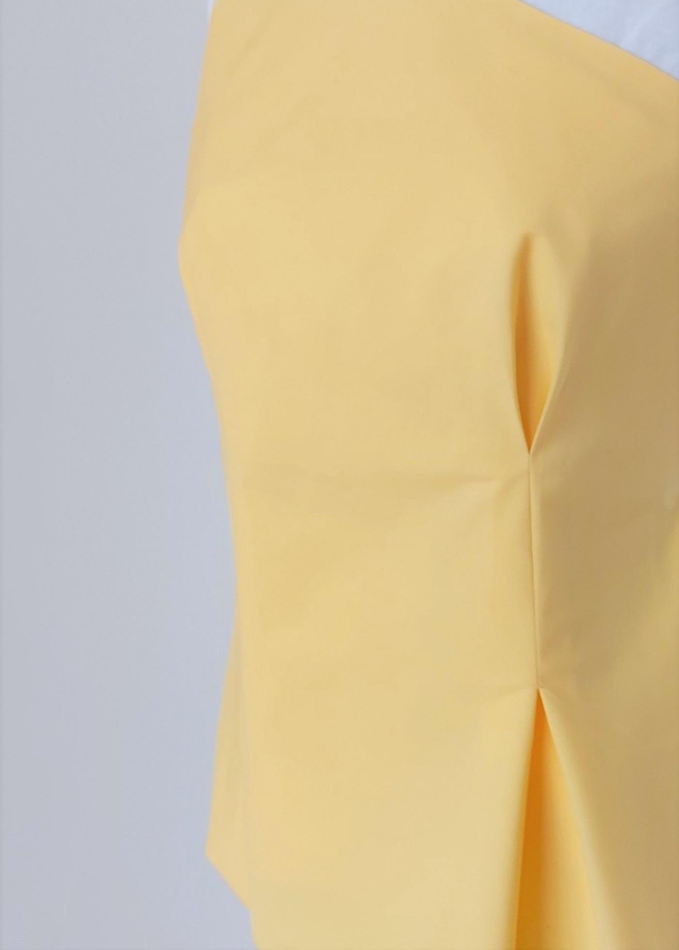 Selected image for PAMUKLIK Ženska asimetrična bluza na jedno rame sa otvorenom faltom STELLA žuta