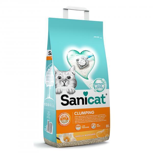 Selected image for Sanicat Cat Clumping Vanila-Mandarina posip 8L
