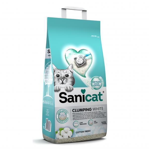 Selected image for Sanicat Cat Clumping White posip 8L