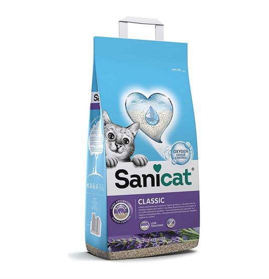 Selected image for SANICAT Posip za mačke Cat Classic Lavander posip 8 L